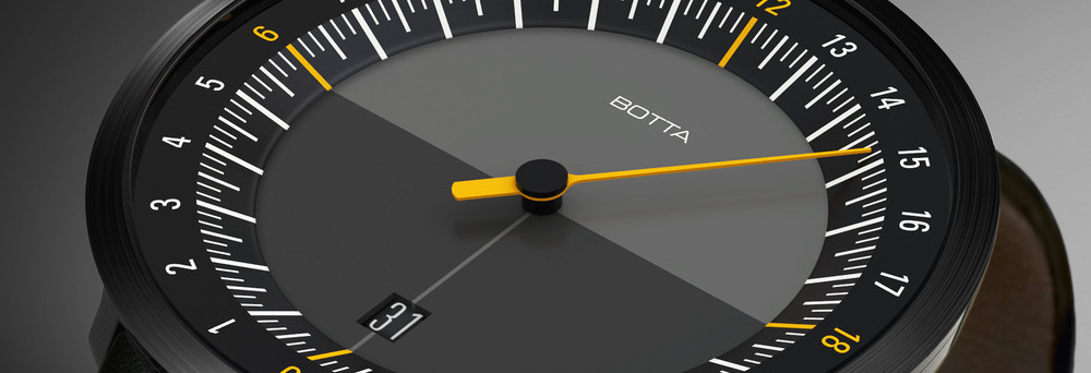 Botta Design horloge DUO