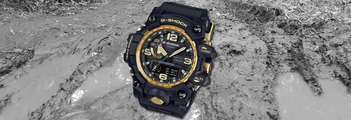 Casio gouden MudMaster G -Shock horloge